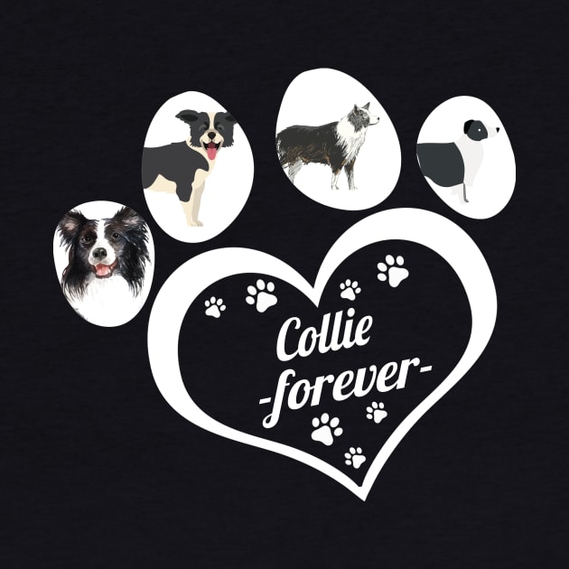 Border Collie forever dog lover by TeesCircle